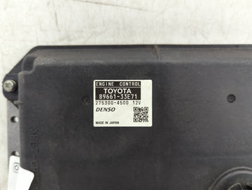 2008-2009 Lexus Es350 PCM Engine Control Computer ECU ECM PCU OEM P/N:89661-33E71 Fits Fits 2008 2009 OEM Used Auto Parts