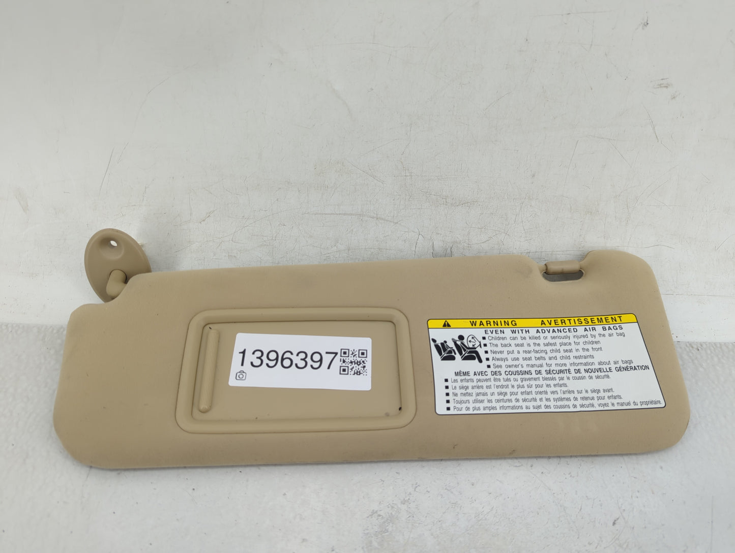 2007-2009 Lexus Es350 Sun Visor Shade Replacement Passenger Right Mirror Fits Fits 2007 2008 2009 OEM Used Auto Parts - Oemu