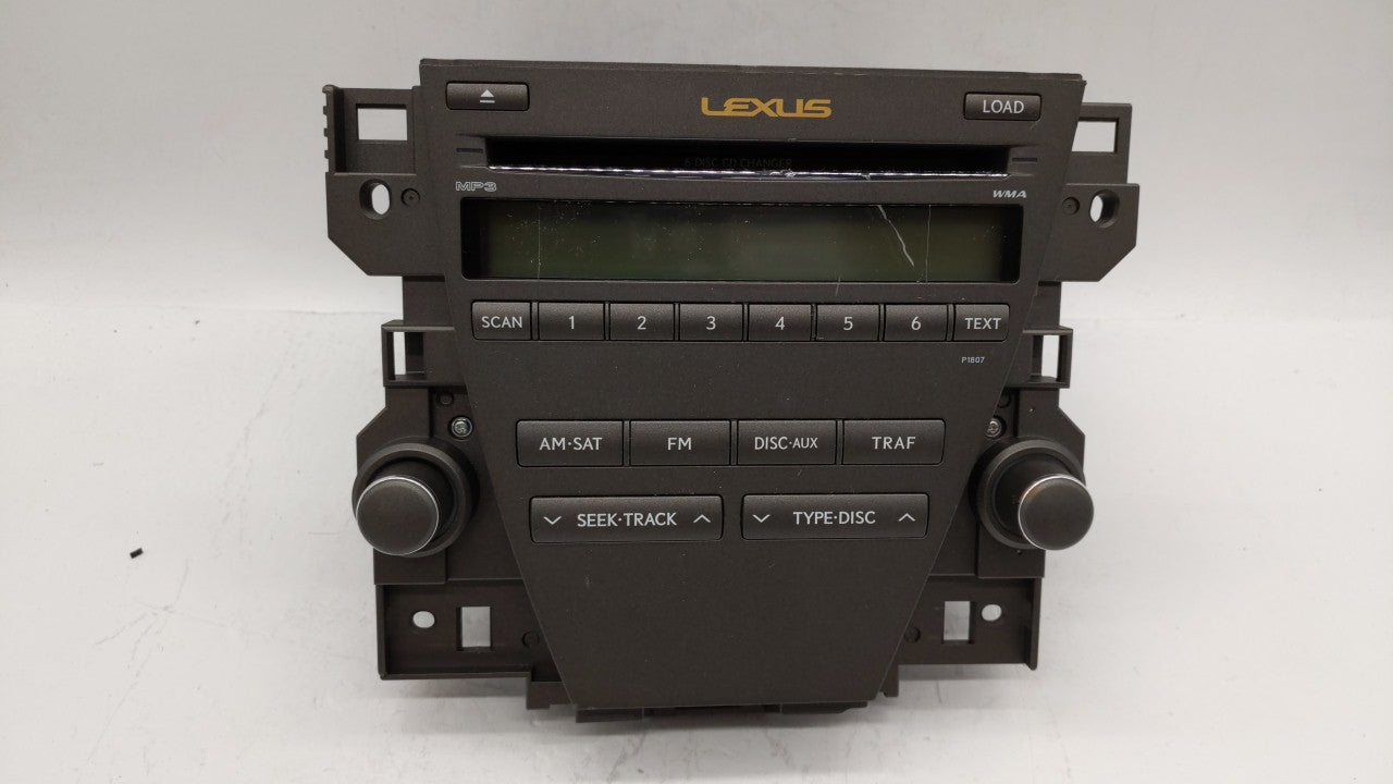 2007-2009 Lexus Es350 Radio AM FM Cd Player Receiver Replacement P/N:86120-33720-1 86120-33720 Fits Fits 2007 2008 2009 OEM 