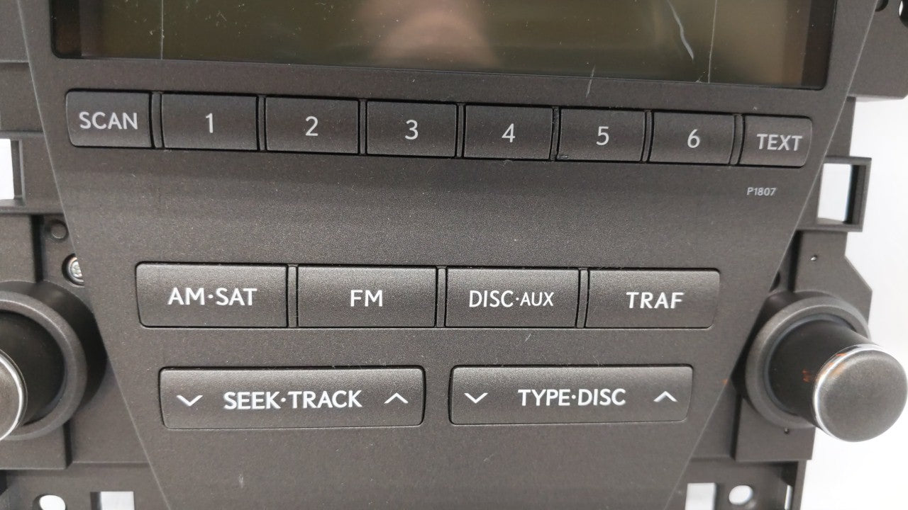 2007-2009 Lexus Es350 Radio AM FM Cd Player Receiver Replacement P/N:86120-33720-1 86120-33720 Fits Fits 2007 2008 2009 OEM 