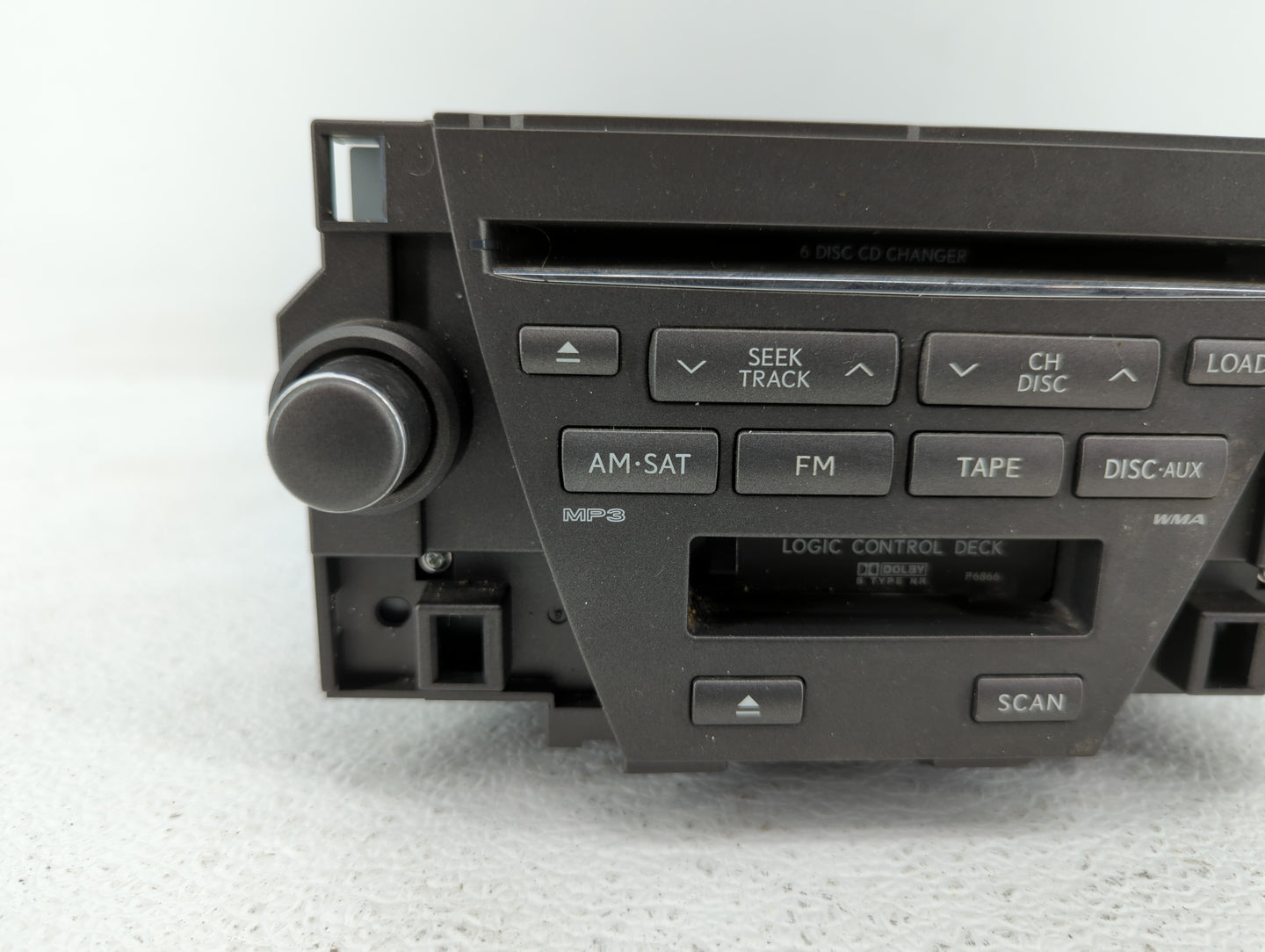 2007-2009 Lexus Es350 Radio AM FM Cd Player Receiver Replacement P/N:86120-33730 Fits Fits 2007 2008 2009 OEM Used Auto Part