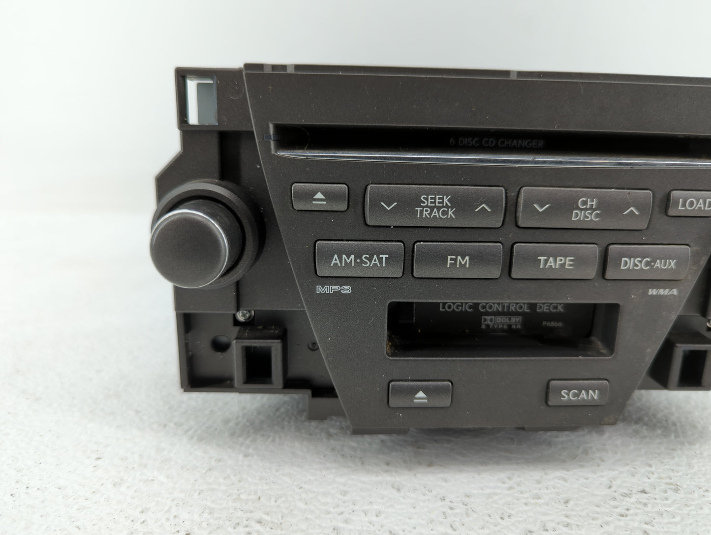 2007-2009 Lexus Es350 Radio AM FM Cd Player Receiver Replacement P/N:86120-33730 Fits Fits 2007 2008 2009 OEM Used Auto Part