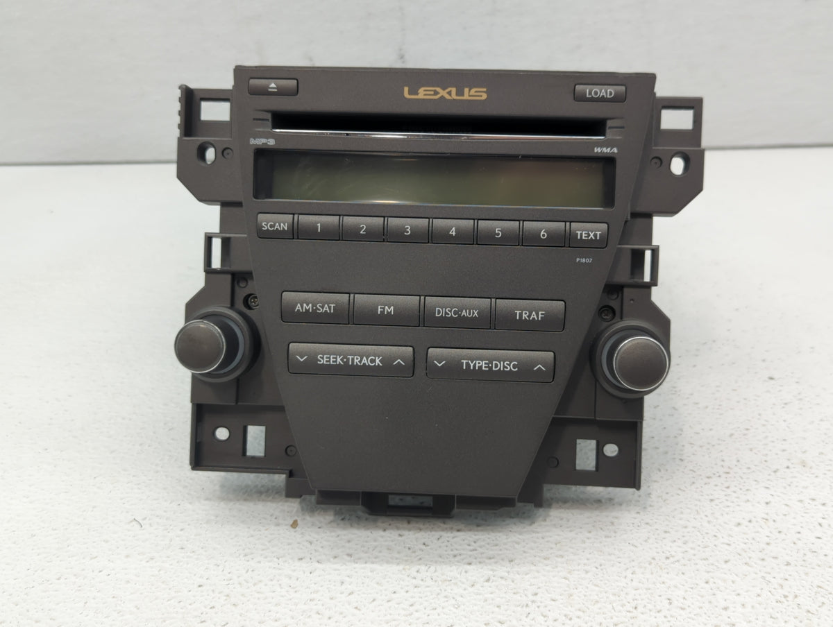 2007-2009 Lexus Es350 Am Fm Cd Player Radio Receiver 418332 - Oemusedautoparts1.com