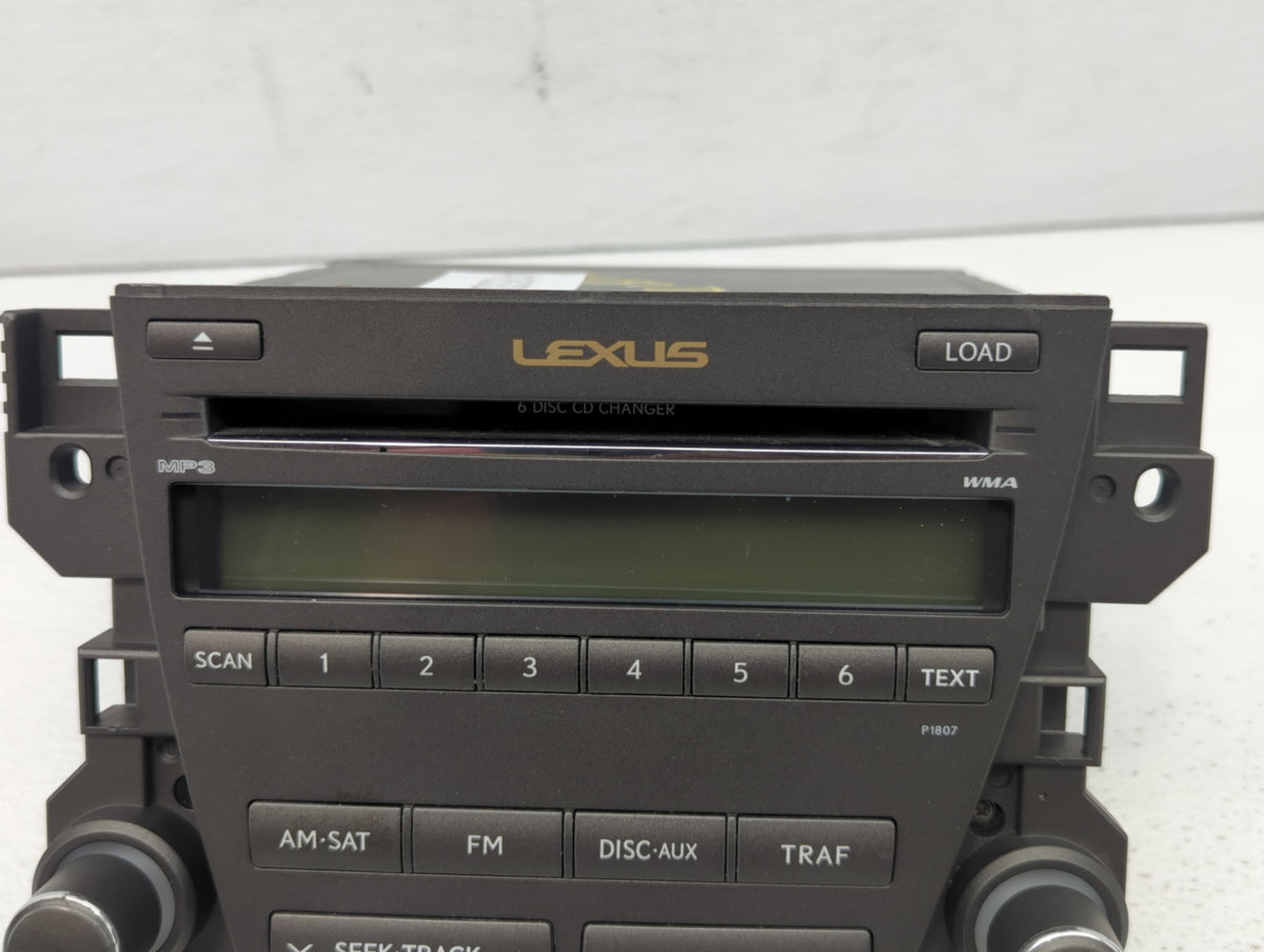 2007-2009 Lexus Es350 Am Fm Cd Player Radio Receiver 418332 - Oemusedautoparts1.com