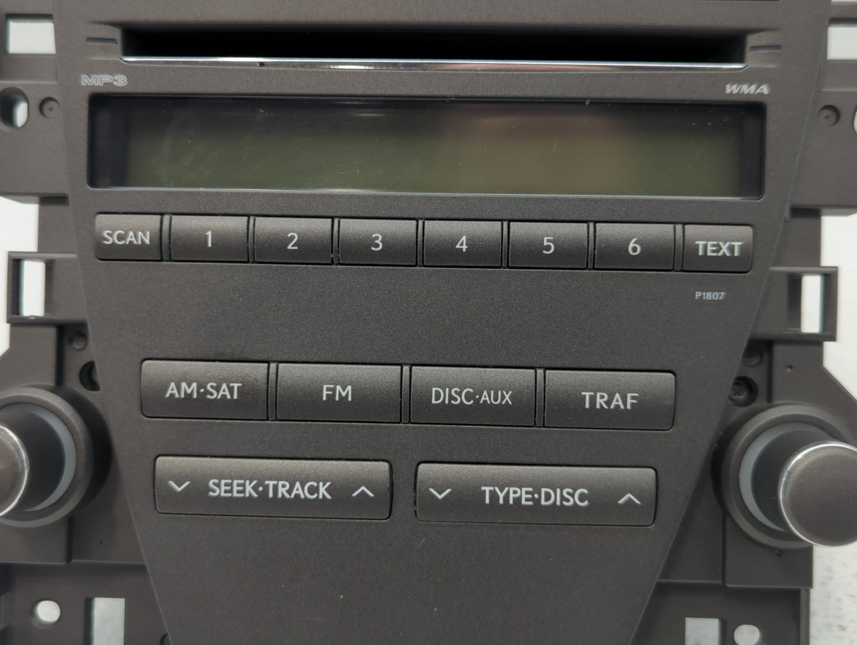 2007-2009 Lexus Es350 Am Fm Cd Player Radio Receiver 418332 - Oemusedautoparts1.com