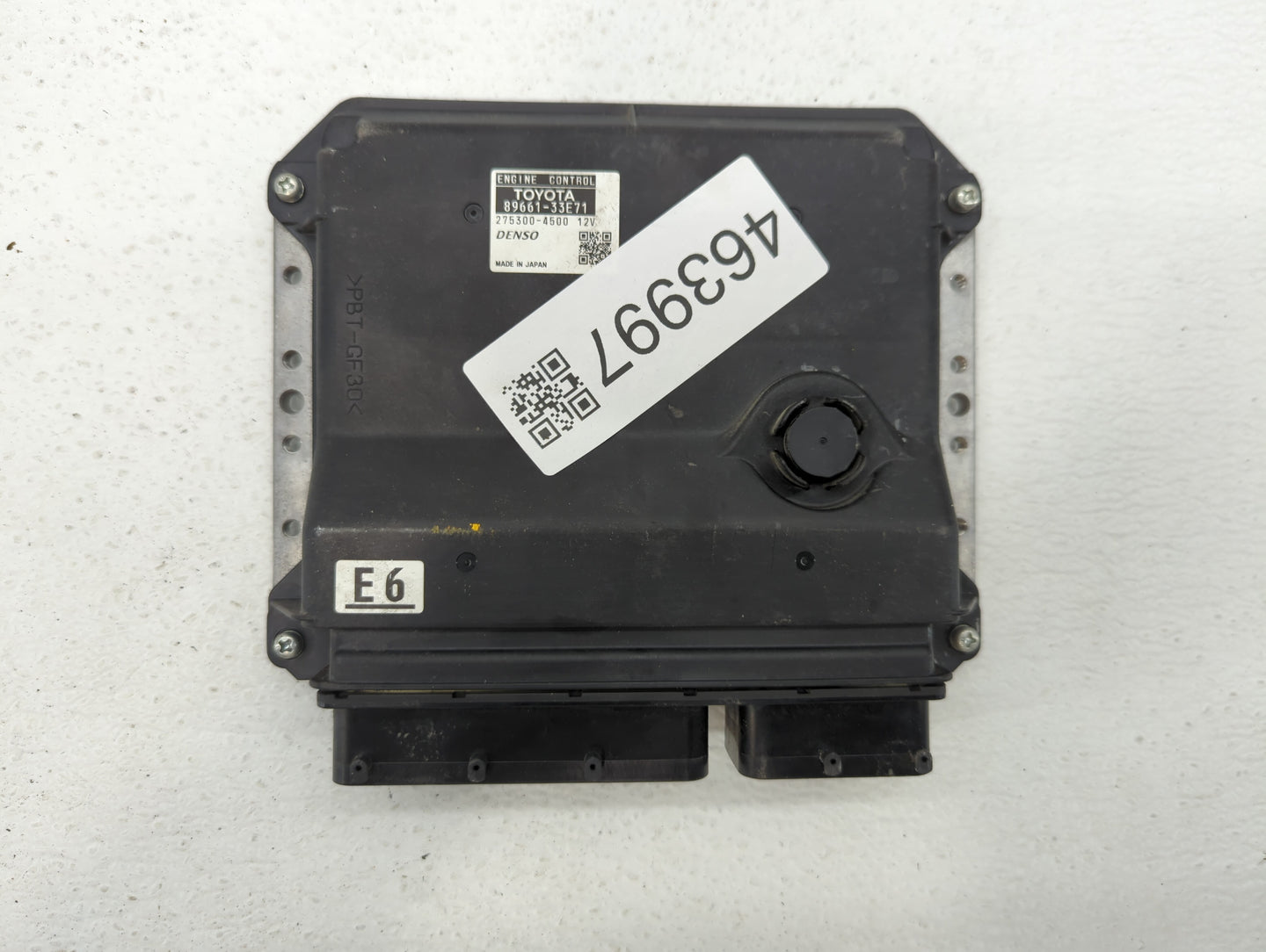 2008-2009 Lexus Es350 PCM Engine Control Computer ECU ECM PCU OEM P/N:89661-33E71 89661-33E70 Fits Fits 2008 2009 OEM Used A