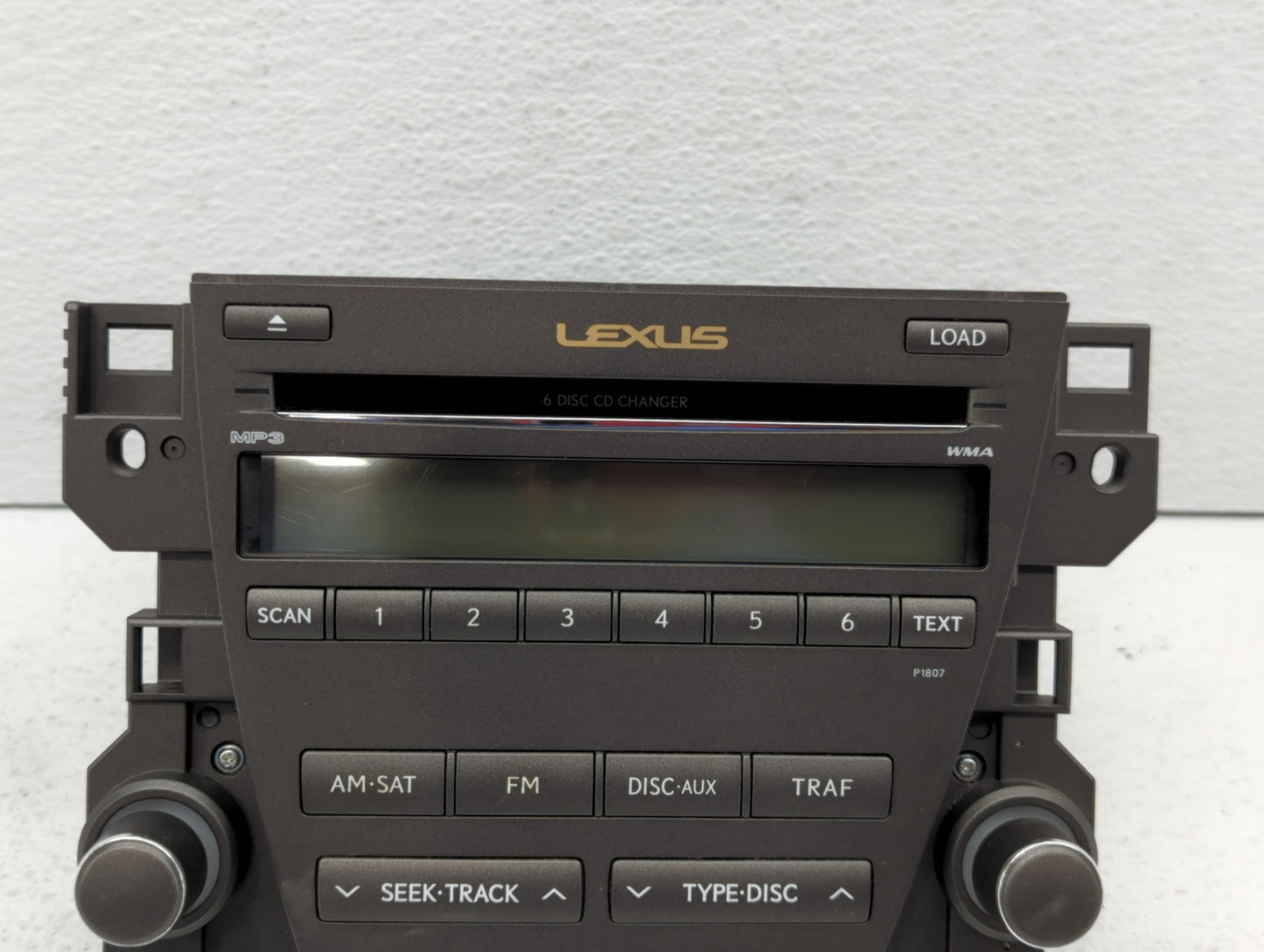 2007-2009 Lexus Es350 Radio AM FM Cd Player Receiver Replacement P/N:86120-33720 55900-33C10 Fits Fits 2007 2008 2009 OEM Us