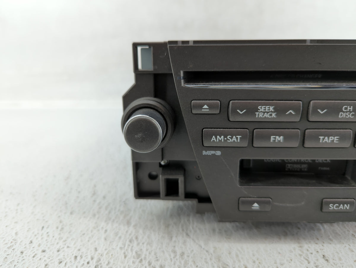 2007-2009 Lexus Es350 Am Fm Cd Player Radio Receiver 520311 - Oemusedautoparts1.com