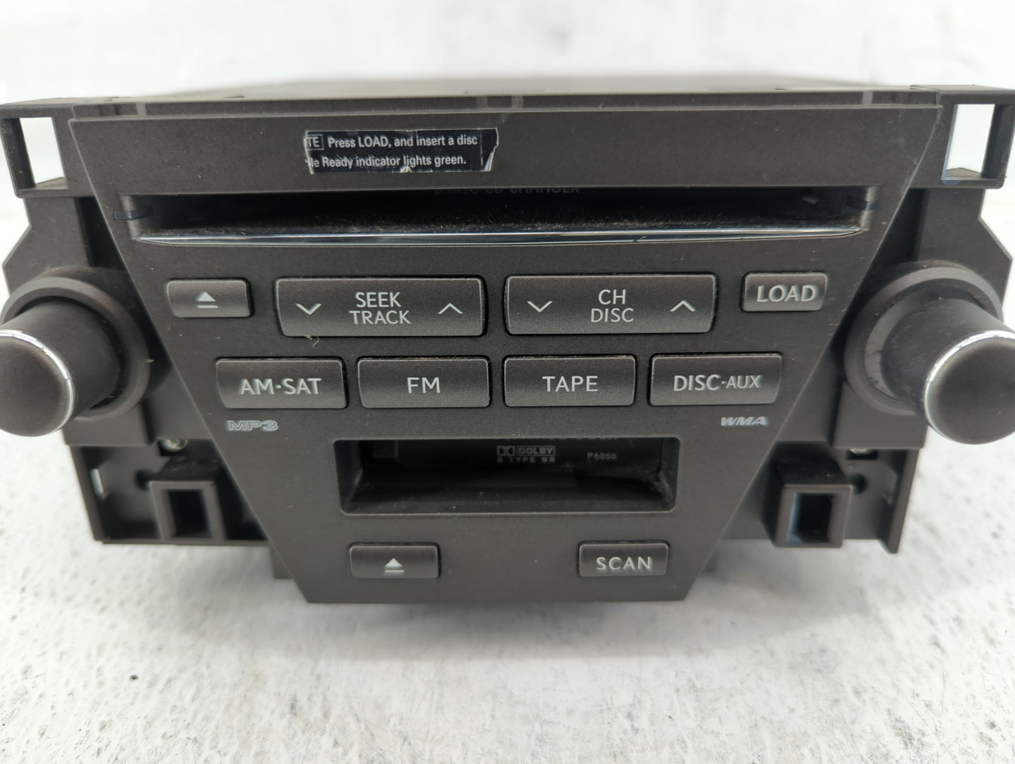 2007-2009 Lexus Es350 Am Fm Cd Player Radio Receiver - Oemusedautoparts1.com