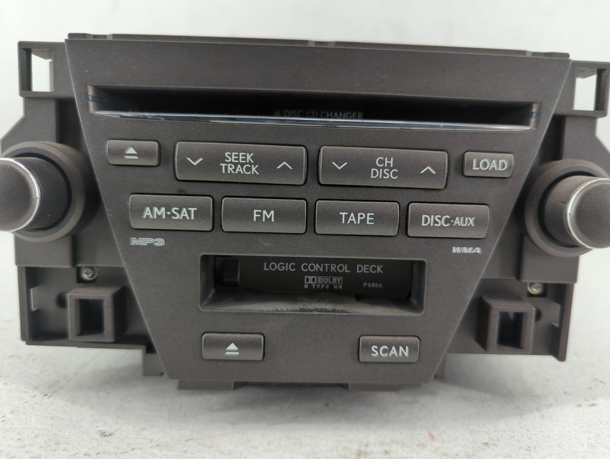 2007-2009 Lexus Es350 Am Fm Cd Player Radio Receiver 548907 - Oemusedautoparts1.com