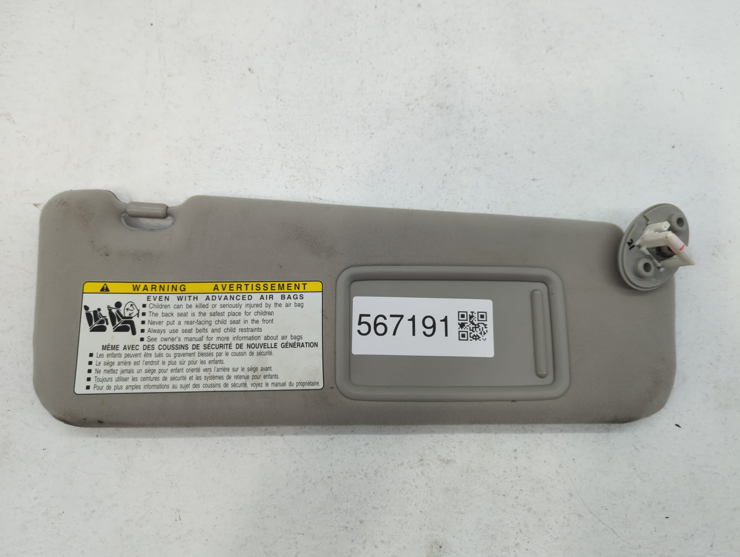 2007-2009 Lexus Es350 Sun Visor Shade Replacement Driver Left Mirror Fits Fits 2007 2008 2009 OEM Used Auto Parts - Oemuseda