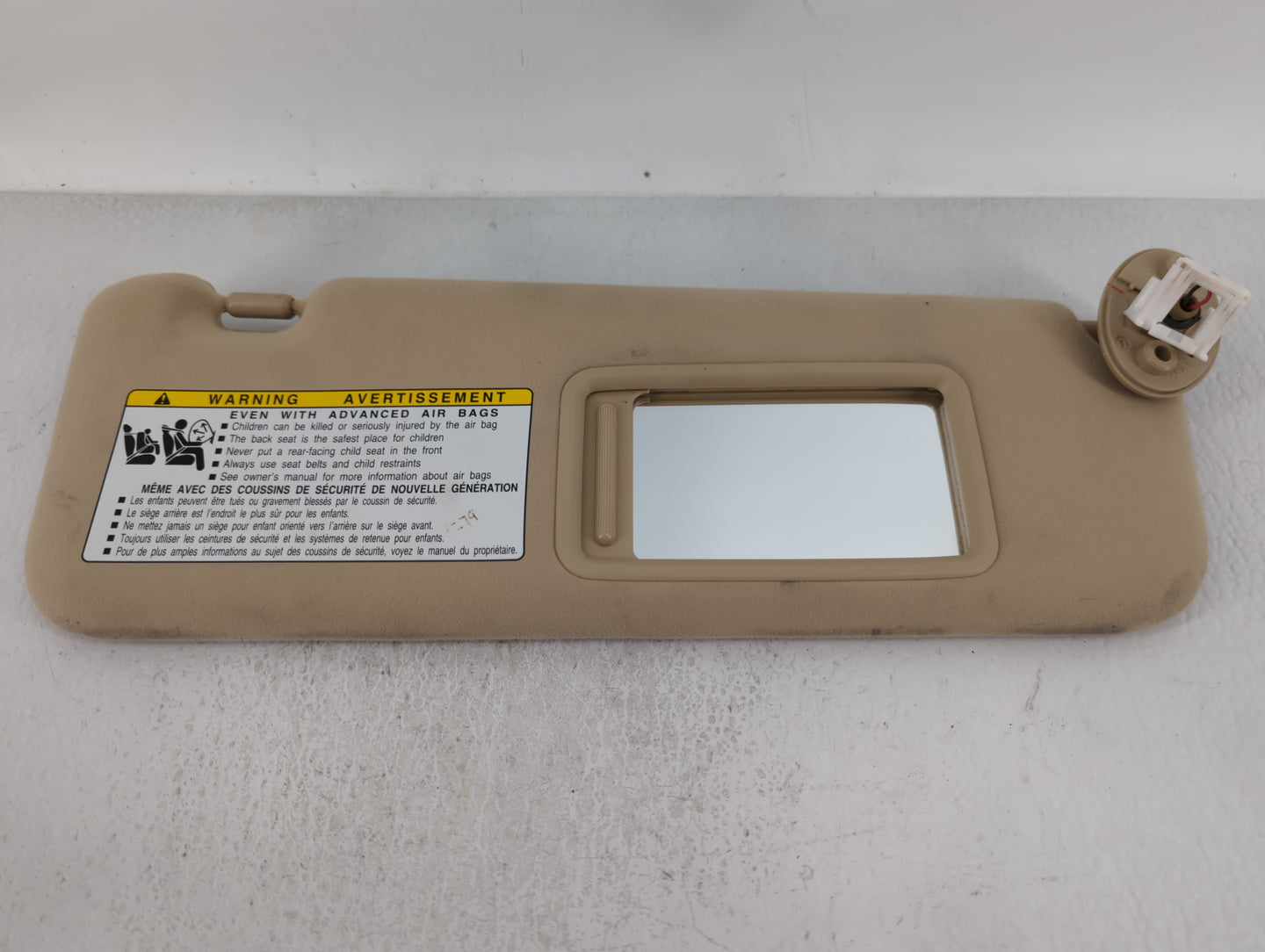 2007-2009 Lexus Es350 Sun Visor Shade Replacement Driver Left Mirror Fits Fits 2007 2008 2009 OEM Used Auto Parts - Oemuseda