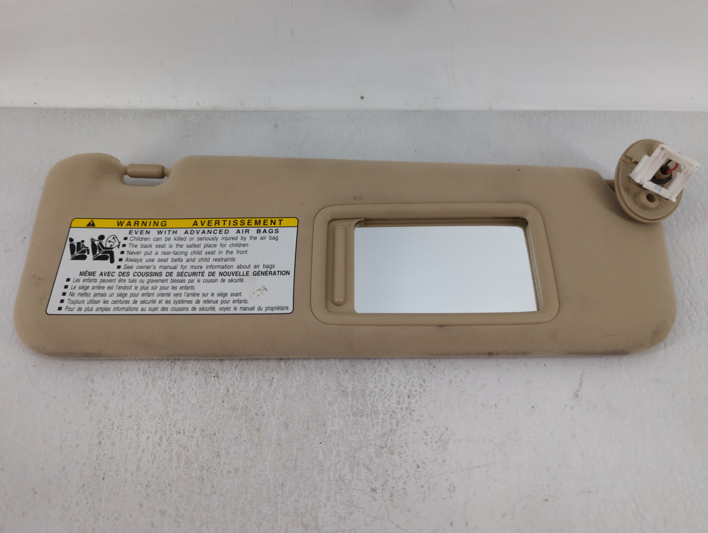2007-2009 Lexus Es350 Sun Visor Shade Replacement Driver Left Mirror Fits Fits 2007 2008 2009 OEM Used Auto Parts - Oemuseda