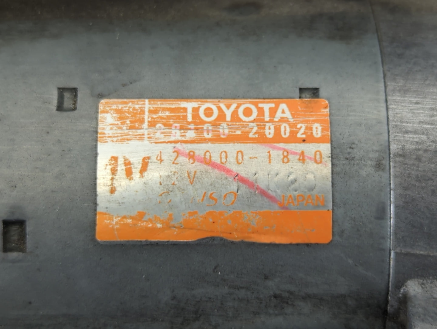 2007-2018 Lexus Es350 Car Starter Motor Solenoid OEM P/N:28000-1840 Fits OEM Used Auto Parts - Oemusedautoparts1.com