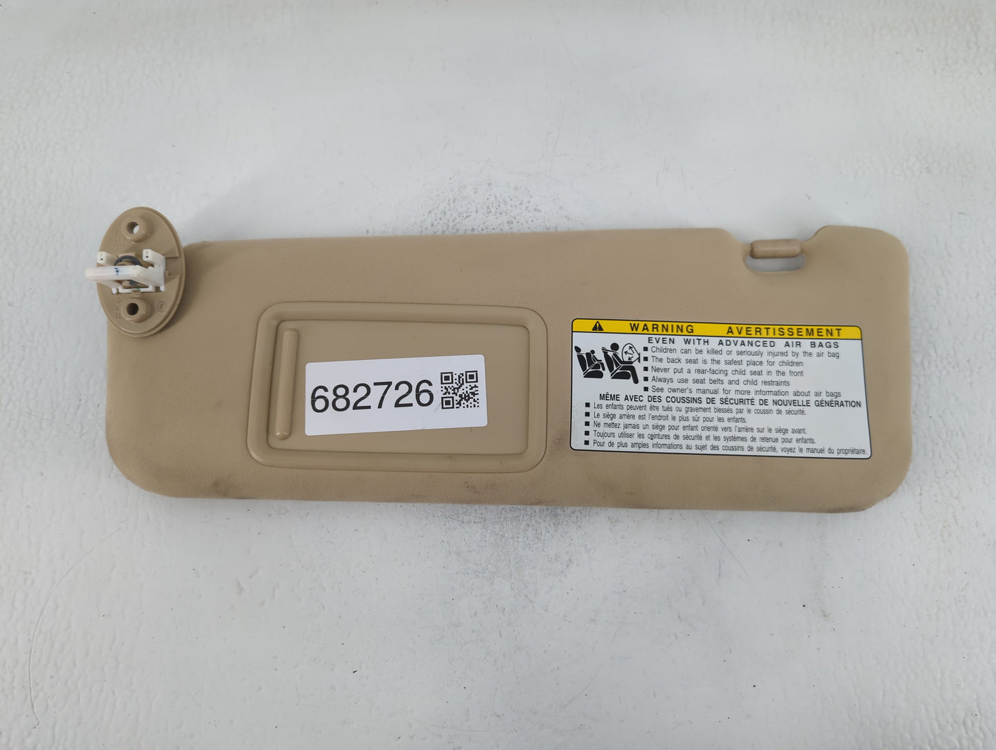 2007-2009 Lexus Es350 Sun Visor Shade Replacement Driver Left Mirror Fits Fits 2007 2008 2009 OEM Used Auto Parts - Oemuseda