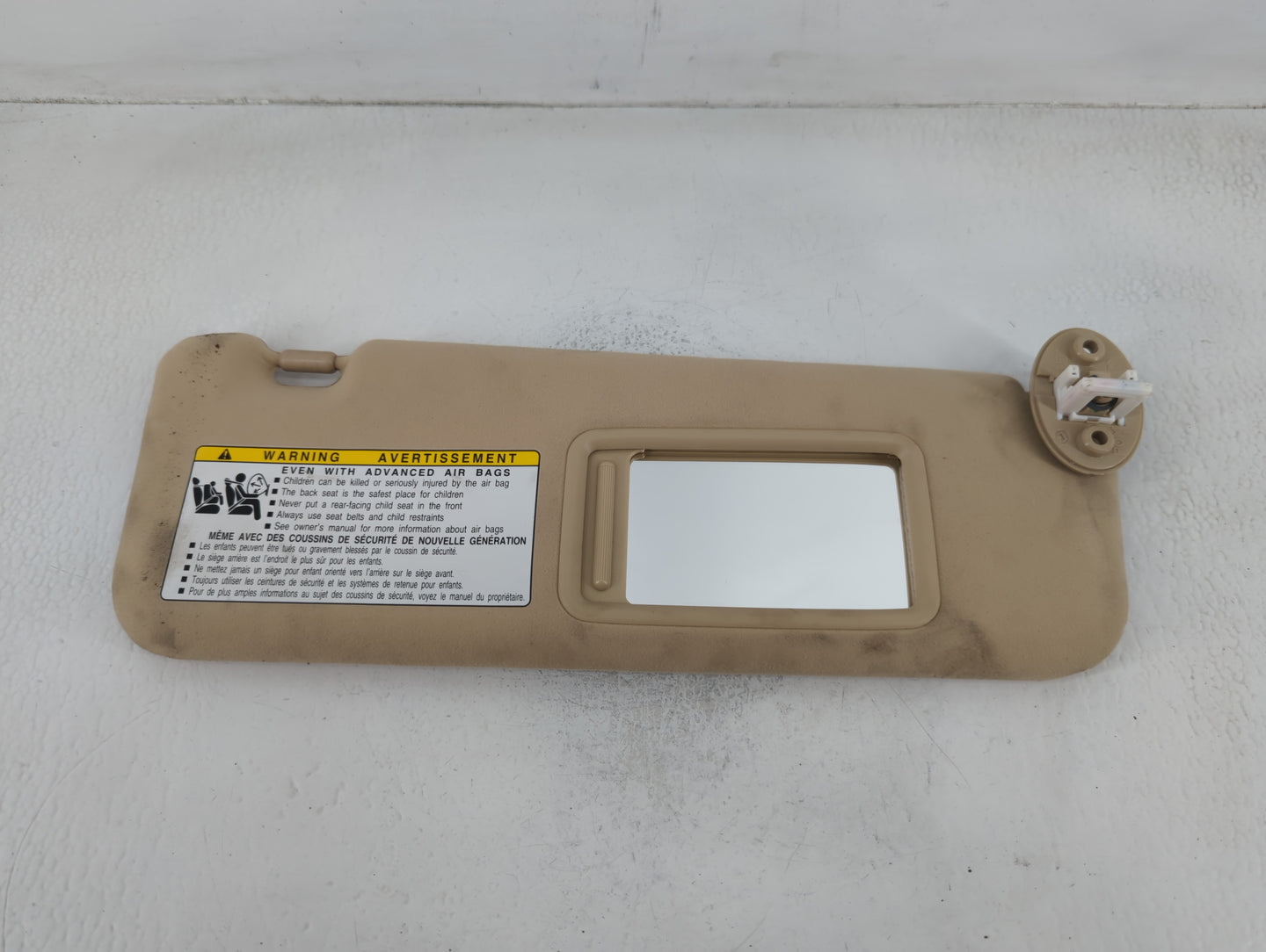 2007-2009 Lexus Es350 Sun Visor Shade Replacement Passenger Right Mirror Fits Fits 2007 2008 2009 OEM Used Auto Parts - Oemu