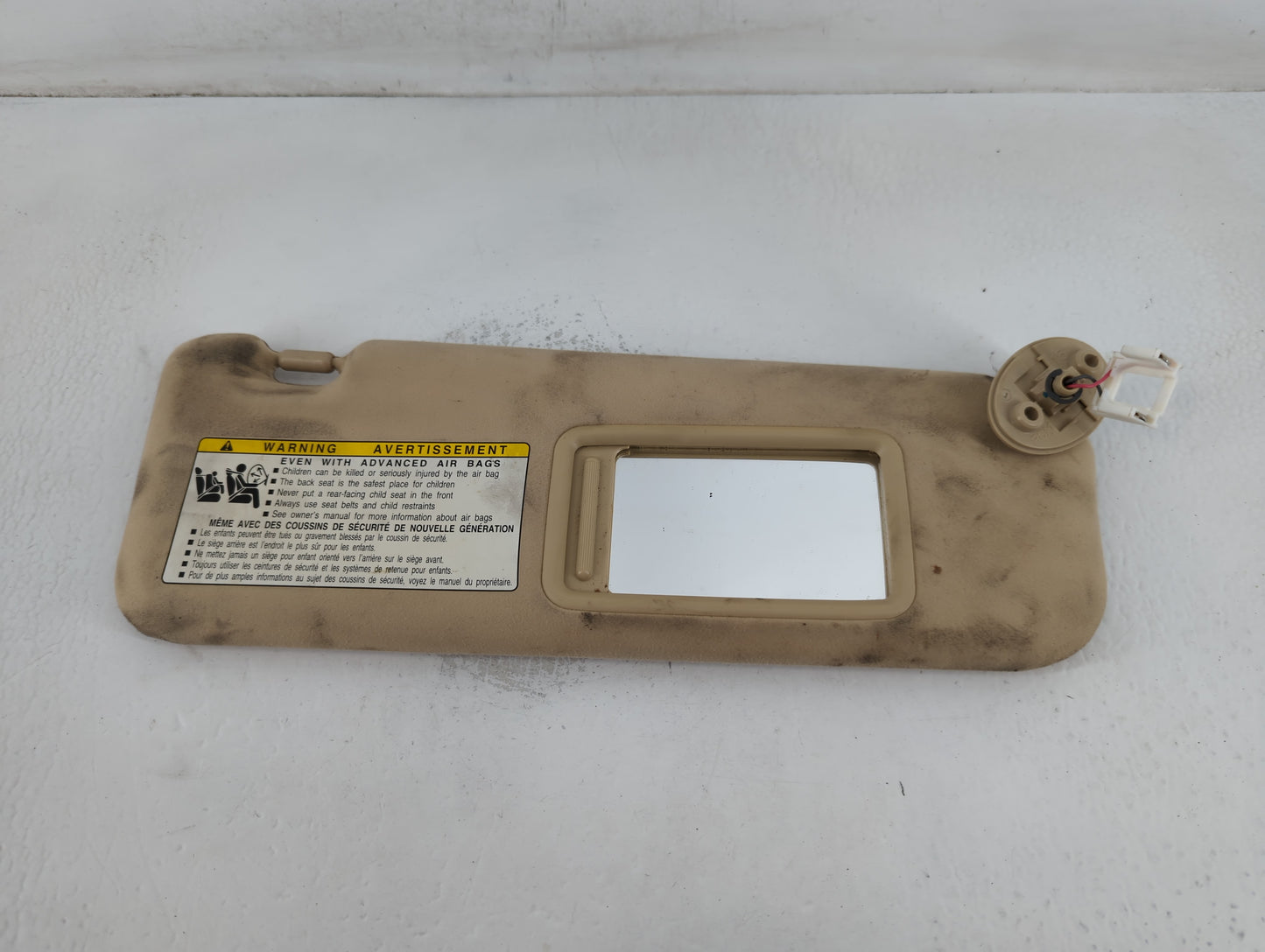 2007-2009 Lexus Es350 Sun Visor Shade Replacement Passenger Right Mirror Fits Fits 2007 2008 2009 OEM Used Auto Parts - Oemu