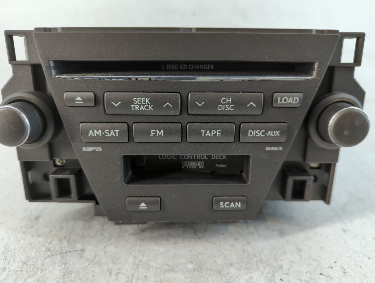 2007-2009 Lexus Es350 Am Fm Cd Player Radio Receiver 765278 - Oemusedautoparts1.com