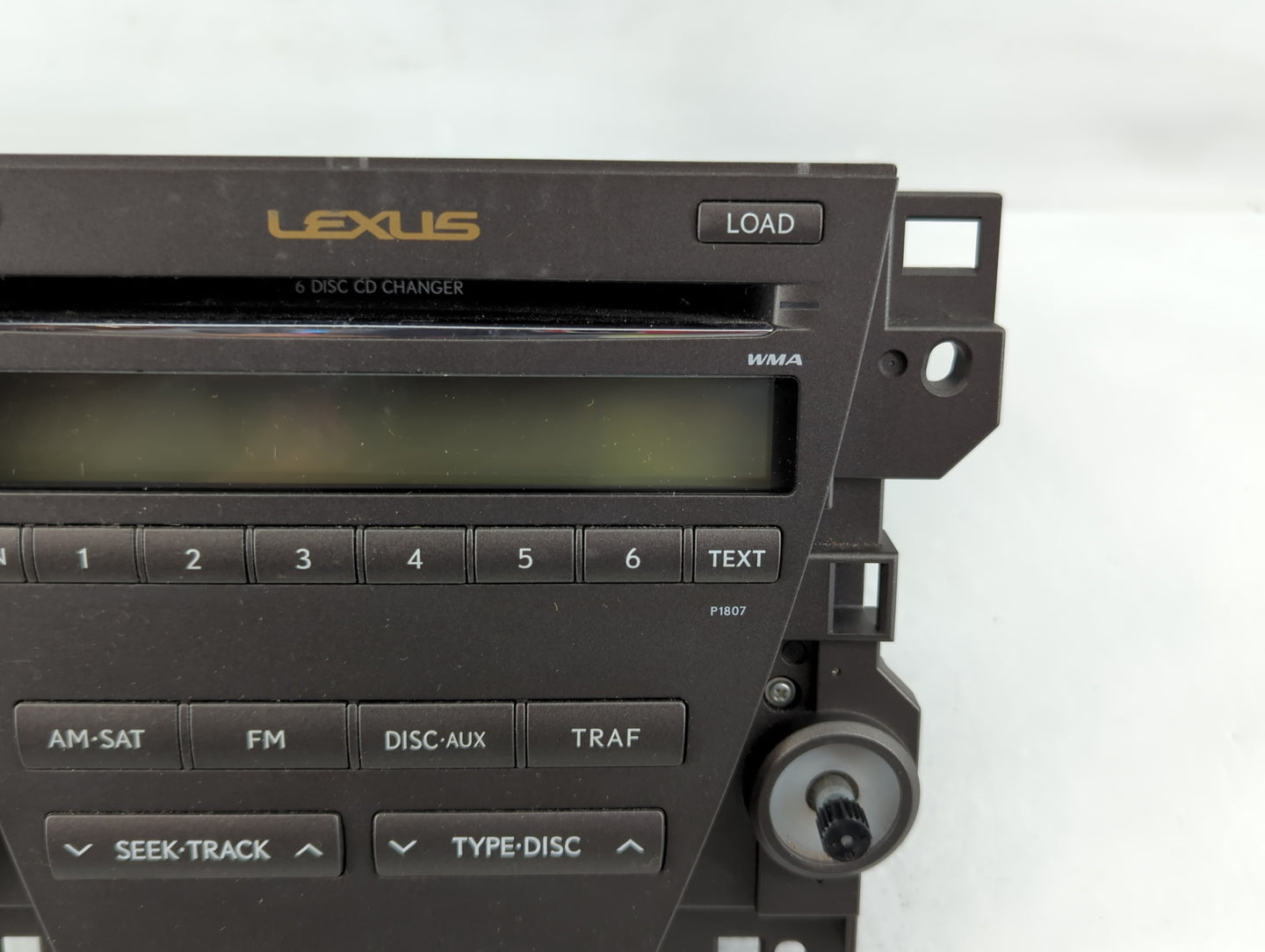 2007-2009 Lexus Es350 Radio AM FM Cd Player Receiver Replacement P/N:86120-33720 Fits Fits 2007 2008 2009 OEM Used Auto Part