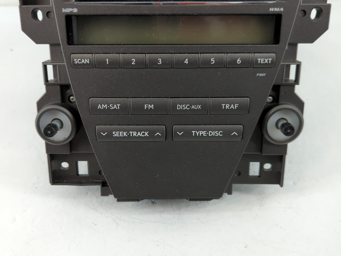 2007-2009 Lexus Es350 Radio AM FM Cd Player Receiver Replacement P/N:86120-33720 Fits Fits 2007 2008 2009 OEM Used Auto Part