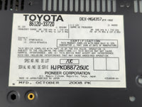 2007-2009 Lexus Es350 Radio AM FM Cd Player Receiver Replacement P/N:86120-33720 Fits Fits 2007 2008 2009 OEM Used Auto Part