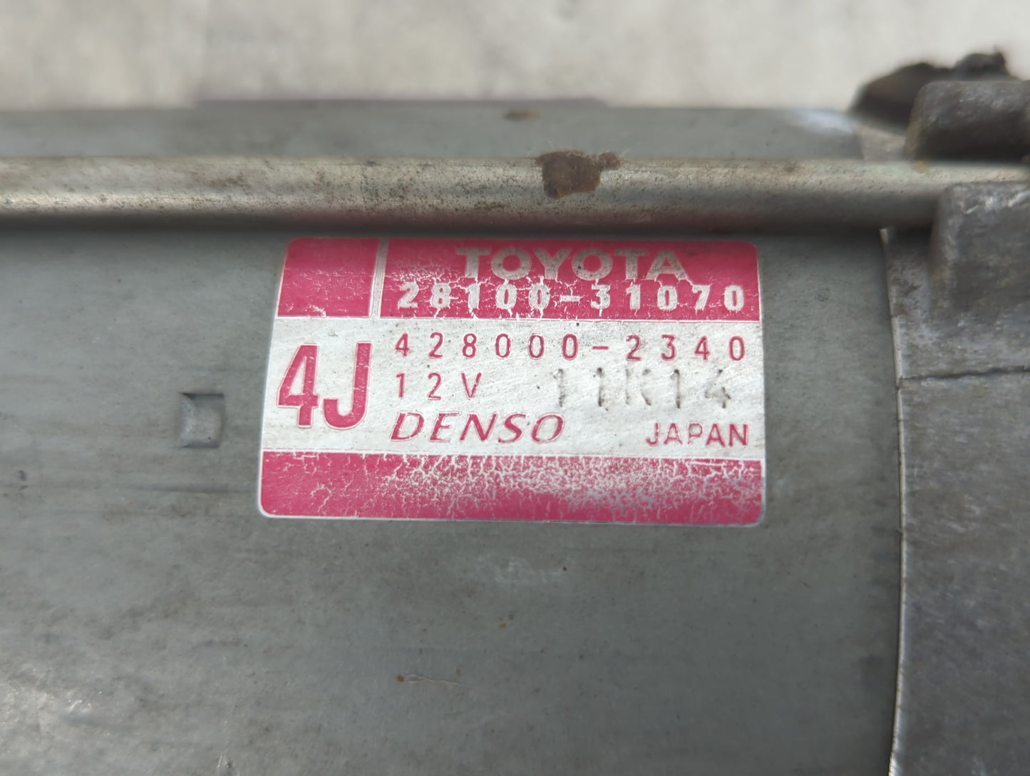 2007-2015 Lexus Gs350 Car Starter Motor Solenoid OEM P/N:428000-2340 28100-31070 Fits OEM Used Auto Parts - Oemusedautoparts