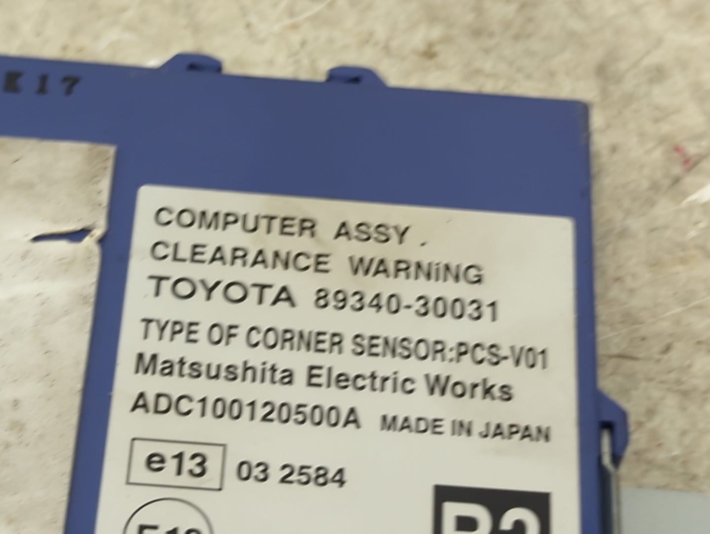 2007-2011 Lexus Gs350 Driver Assist Control Module - Oemusedautoparts1.com