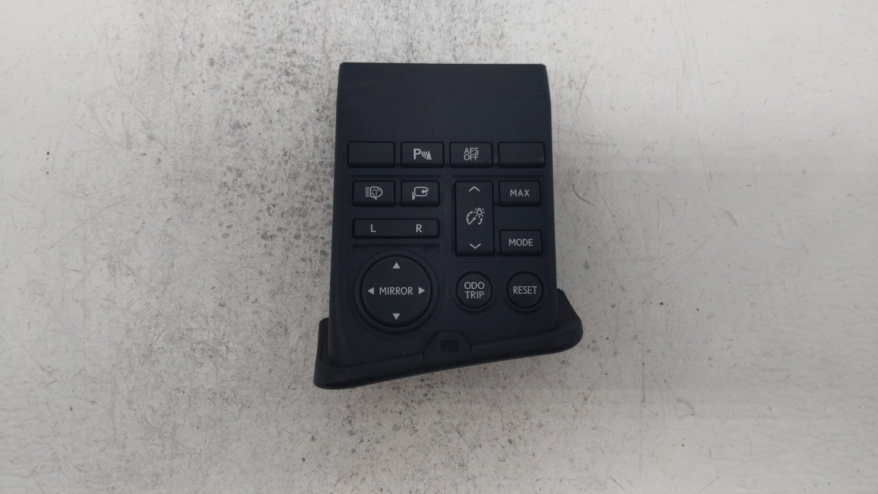 2009 Lexus Gs350 Master Power Window Switch Replacement Driver Side Left P/N:MIRROR CONTROL PANEL Fits OEM Used Auto Parts -
