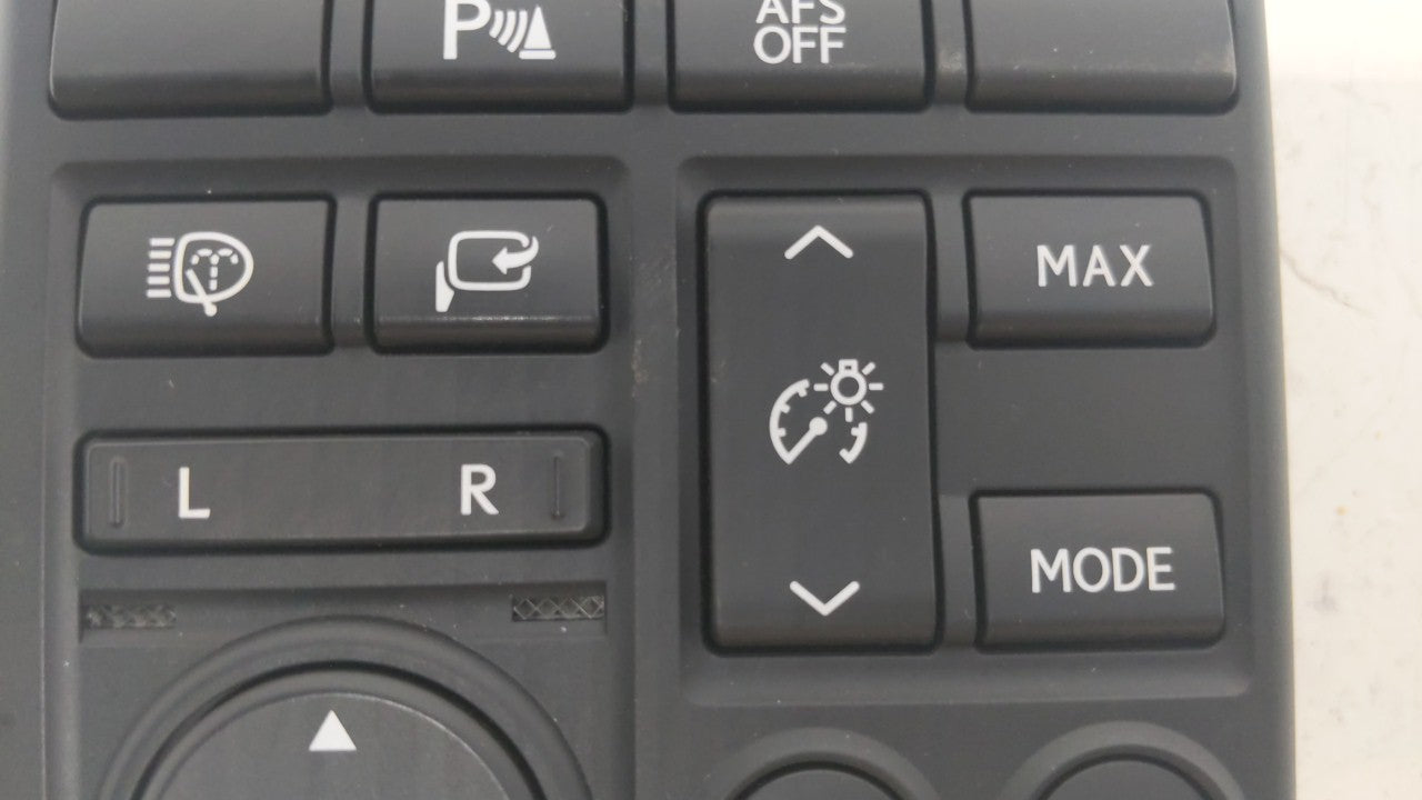 2009 Lexus Gs350 Master Power Window Switch Replacement Driver Side Left P/N:MIRROR CONTROL PANEL Fits OEM Used Auto Parts -
