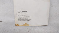 2009 Lexus Gs460 Owners Manual Book Guide OEM Used Auto Parts - Oemusedautoparts1.com