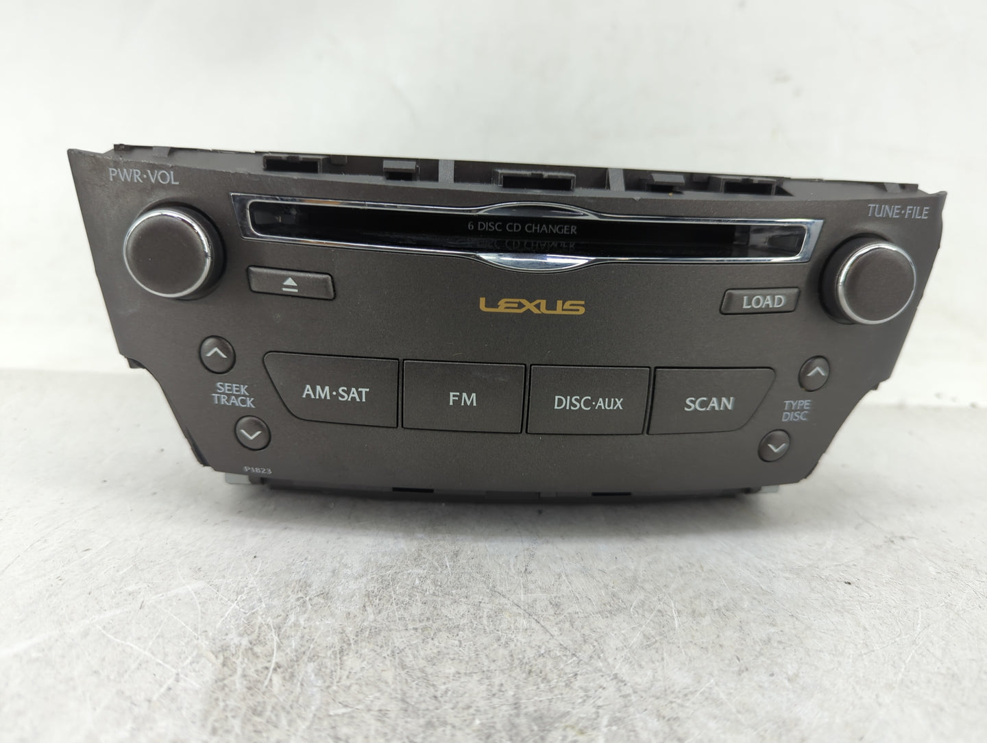 2009 Lexus Is250 Radio AM FM Cd Player Receiver Replacement P/N:86120-53580 Fits OEM Used Auto Parts - Oemusedautoparts1.com