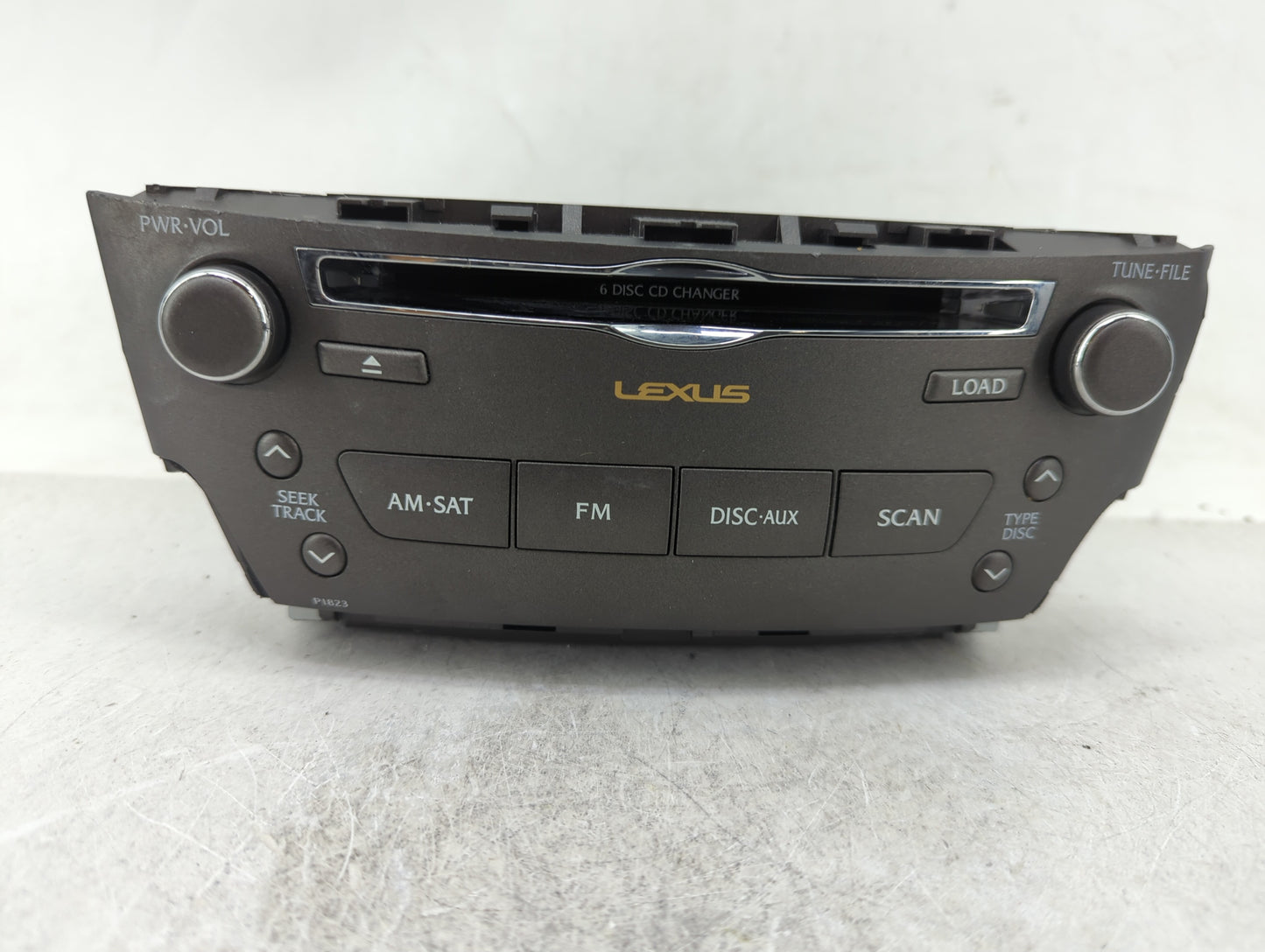 2009 Lexus Is250 Radio AM FM Cd Player Receiver Replacement P/N:86120-53580 Fits OEM Used Auto Parts - Oemusedautoparts1.com