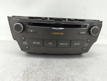 2009 Lexus Is250 Radio AM FM Cd Player Receiver Replacement P/N:86120-53580 Fits OEM Used Auto Parts - Oemusedautoparts1.com