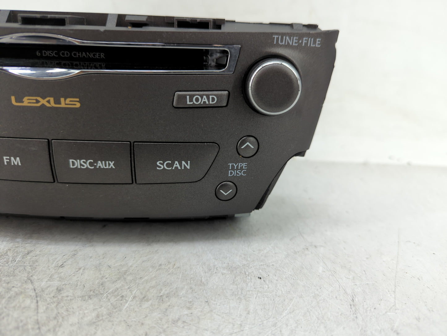 2009 Lexus Is250 Radio AM FM Cd Player Receiver Replacement P/N:86120-53580 Fits OEM Used Auto Parts - Oemusedautoparts1.com