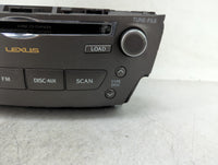 2009 Lexus Is250 Radio AM FM Cd Player Receiver Replacement P/N:86120-53580 Fits OEM Used Auto Parts - Oemusedautoparts1.com