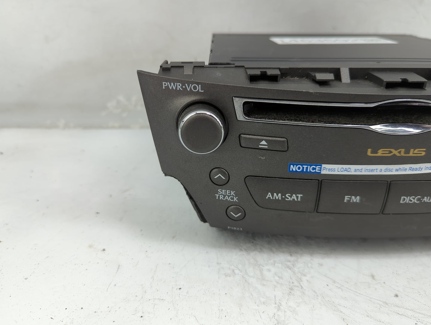 2009 Lexus Is250 Radio AM FM Cd Player Receiver Replacement P/N:86120-53580 Fits OEM Used Auto Parts - Oemusedautoparts1.com