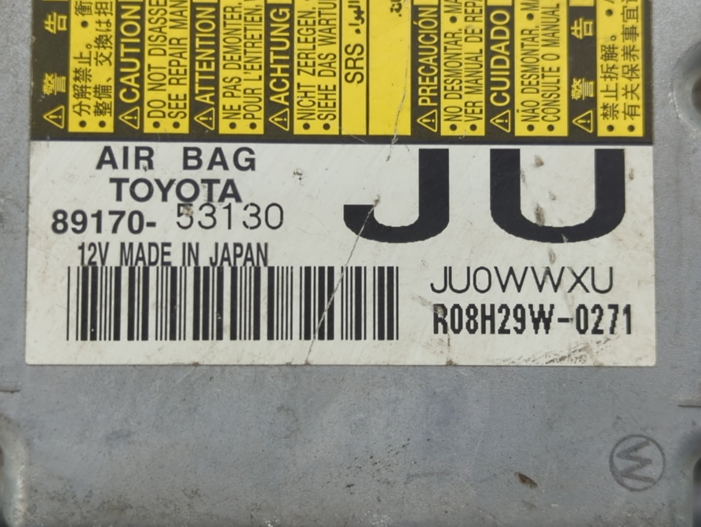 2006-2012 Lexus Is350 Safety Restraint Srs Airbag Control Module - Oemusedautoparts1.com