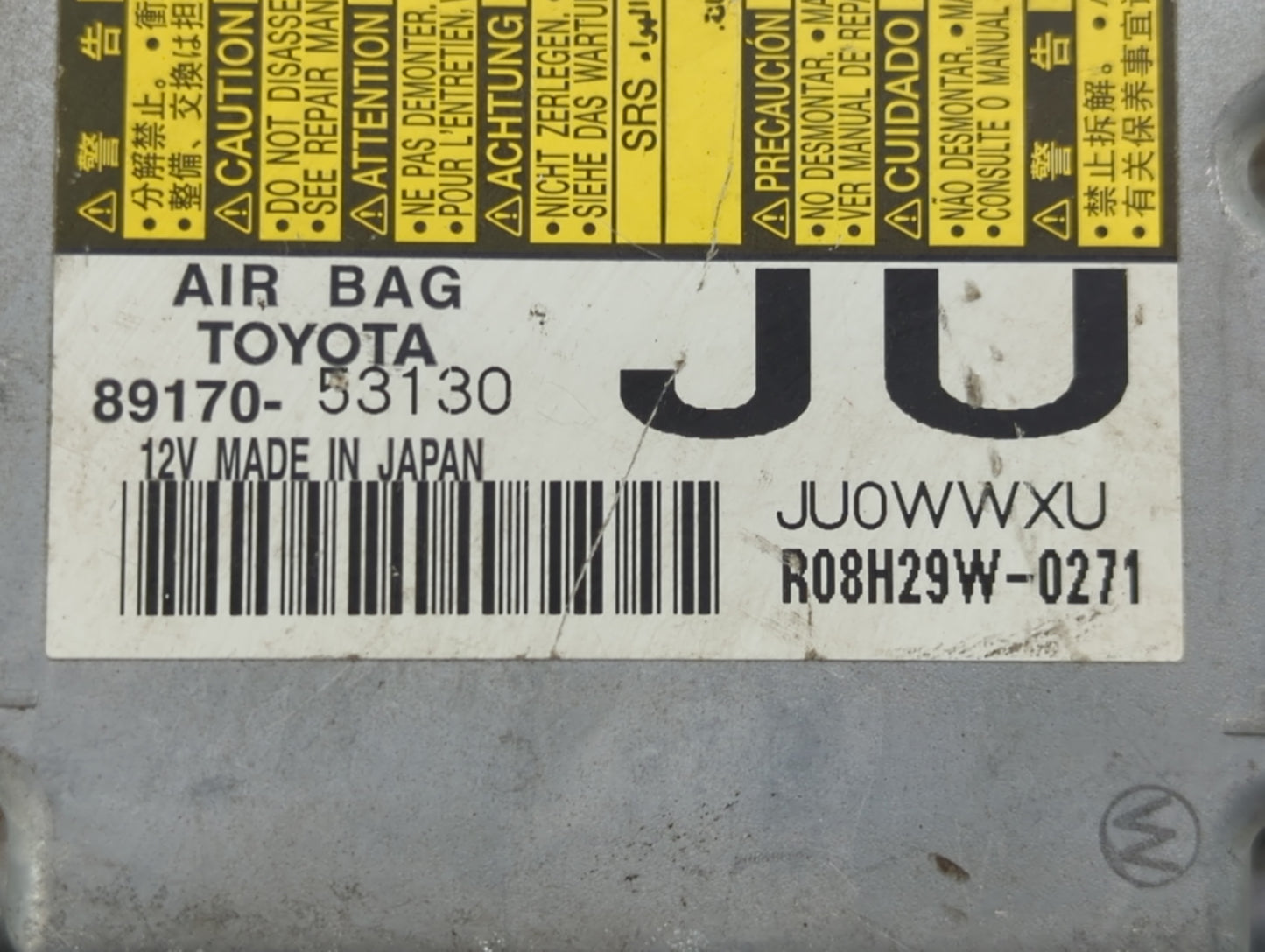 2006-2012 Lexus Is350 Safety Restraint Srs Airbag Control Module - Oemusedautoparts1.com