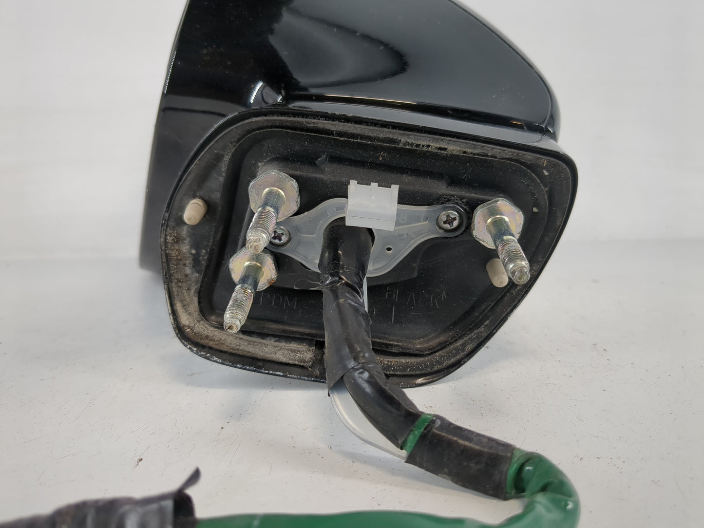 2007-2009 Lexus Ls460 Driver Left Side View Manual Door Mirror Black - Oemusedautoparts1.com