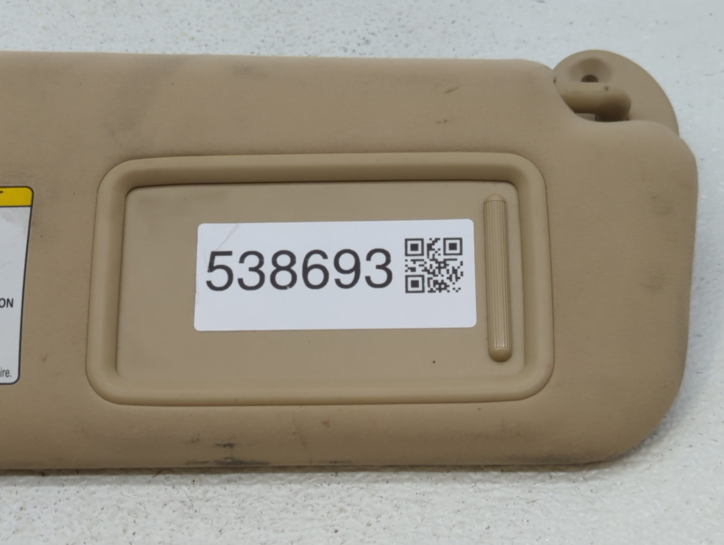 2007-2009 Lexus Ls460 Sun Visor Shade Replacement Driver Left Mirror Fits Fits 2007 2008 2009 OEM Used Auto Parts - Oemuseda