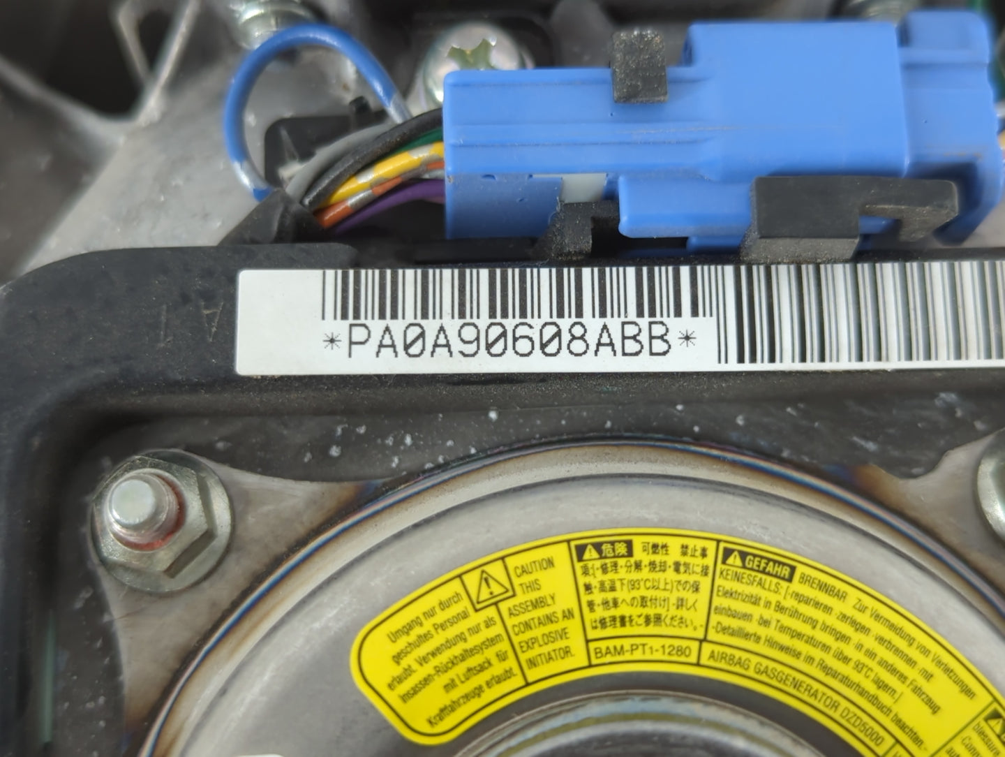 2009-2012 Lexus Ls460 Air Bag Driver Left Steering Wheel Mounted P/N:PA0A90608ABB Fits Fits 2009 2010 2011 2012 OEM Used Aut