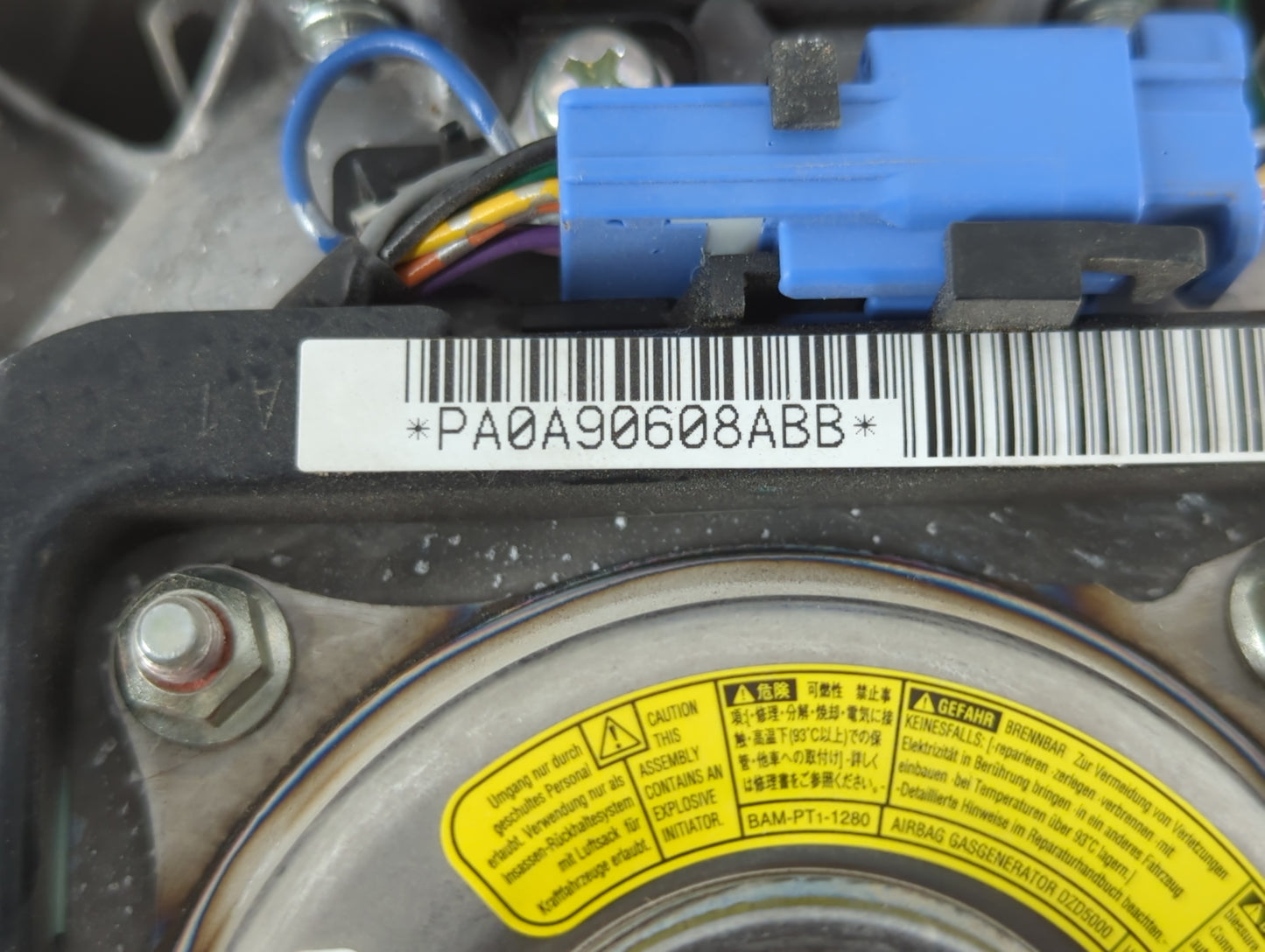 2009-2012 Lexus Ls460 Air Bag Driver Left Steering Wheel Mounted P/N:PA0A90608ABB Fits Fits 2009 2010 2011 2012 OEM Used Aut