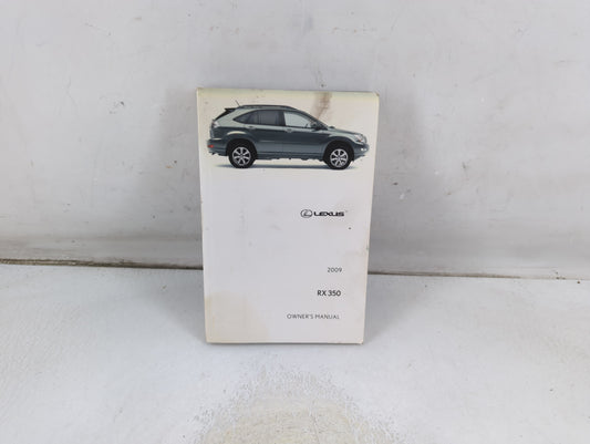 2009 Lexus Rx350 Owners Manual Book Guide P/N:01999-48821 OEM Used Auto Parts - Oemusedautoparts1.com