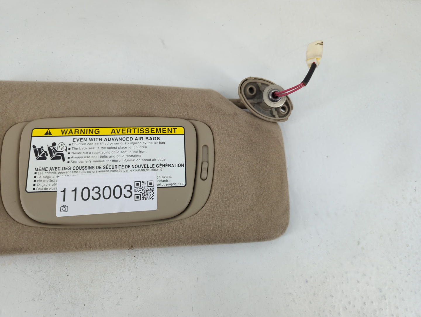 2007-2009 Lexus Rx350 Sun Visor Shade Replacement Passenger Right Mirror Fits Fits 2004 2005 2006 2007 2008 2009 OEM Used Au