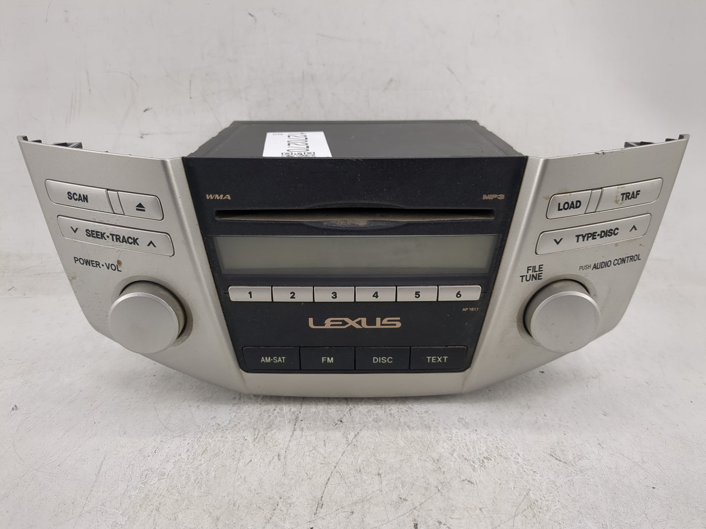 2007-2009 Lexus Rx350 Radio AM FM Cd Player Receiver Replacement P/N:86120-0E030 Fits Fits 2006 2007 2008 2009 OEM Used Auto