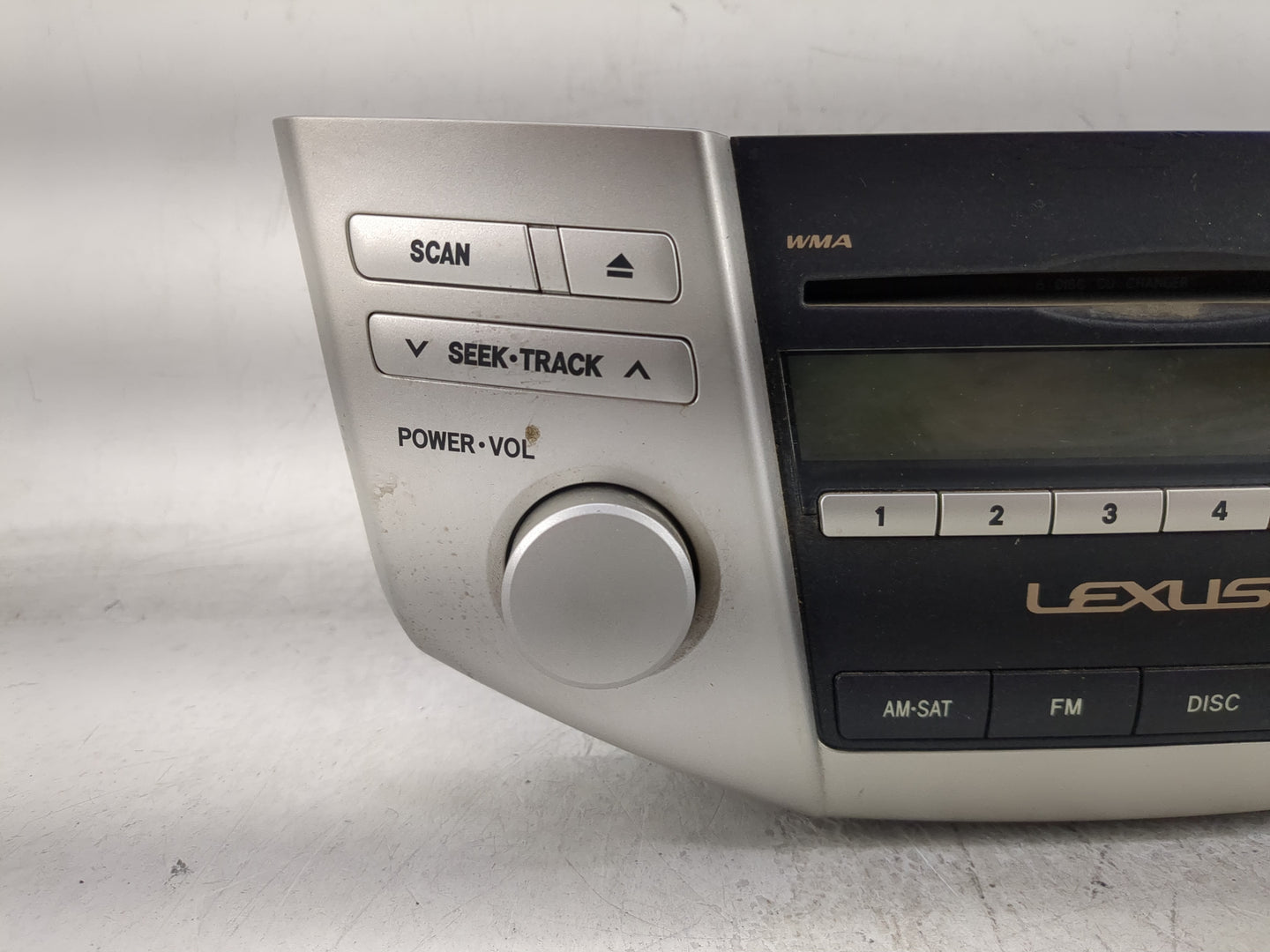2007-2009 Lexus Rx350 Radio AM FM Cd Player Receiver Replacement P/N:86120-0E030 Fits Fits 2006 2007 2008 2009 OEM Used Auto