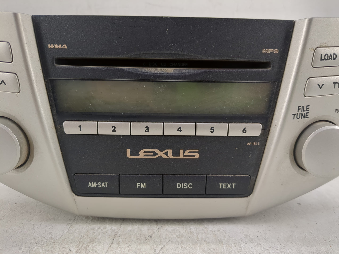 2007-2009 Lexus Rx350 Radio AM FM Cd Player Receiver Replacement P/N:86120-0E030 Fits Fits 2006 2007 2008 2009 OEM Used Auto