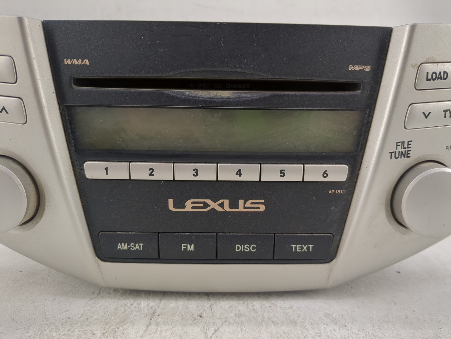 2007-2009 Lexus Rx350 Radio AM FM Cd Player Receiver Replacement P/N:86120-0E030 Fits Fits 2006 2007 2008 2009 OEM Used Auto