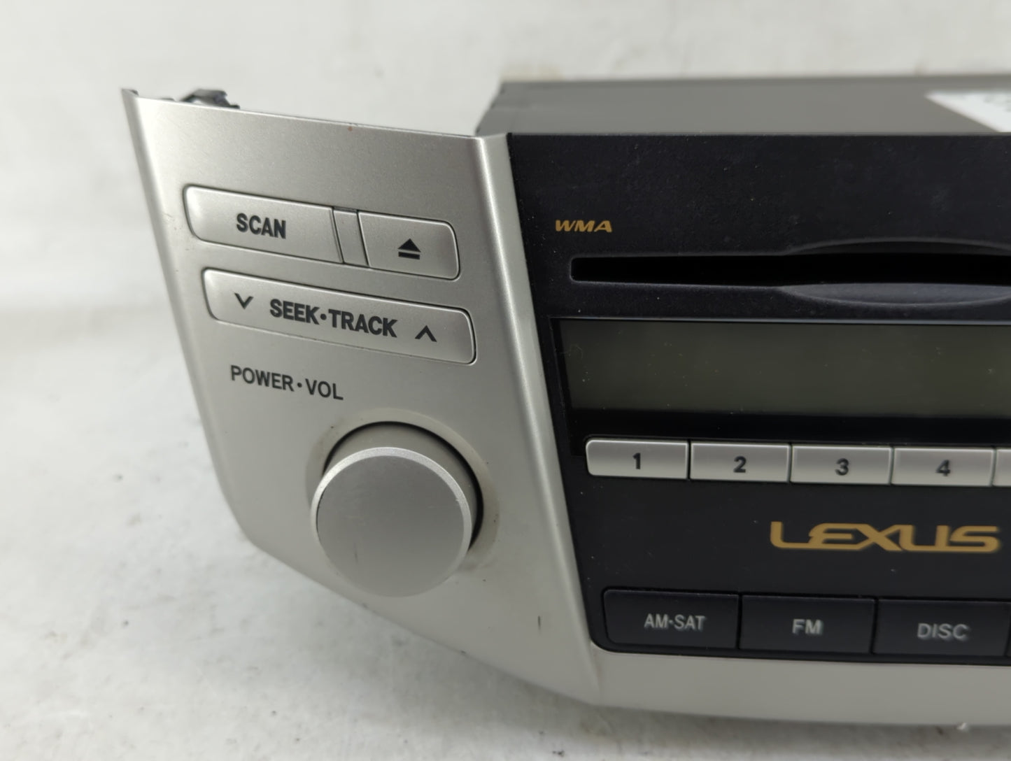 2007-2009 Lexus Rx350 Radio AM FM Cd Player Receiver Replacement P/N:86120-0E030 Fits Fits 2006 2007 2008 2009 OEM Used Auto