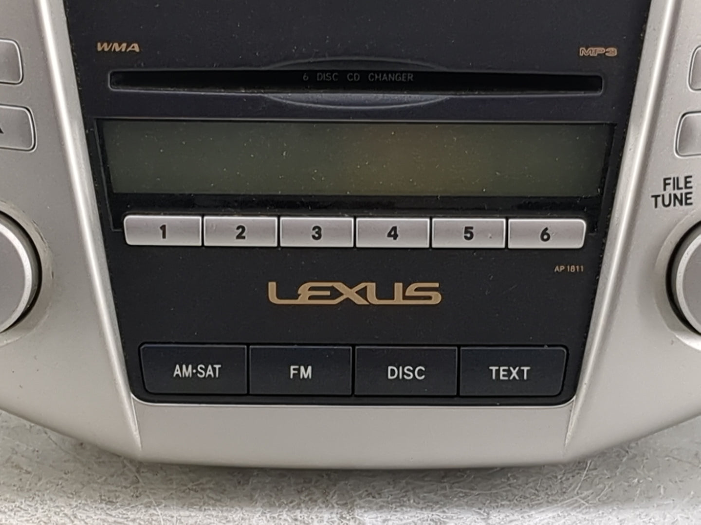 2007-2009 Lexus Rx350 Radio AM FM Cd Player Receiver Replacement P/N:86120-0E030 DEX-MG8467ZT Fits Fits 2006 2007 2008 2009 